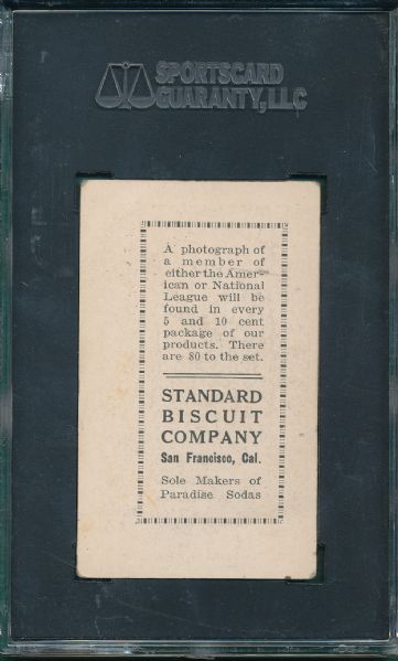 1917 Standard Biscuit Amos Strunk SGC 40