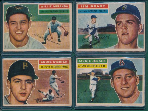 1956 Topps Lot of (54) W/ Team Cards