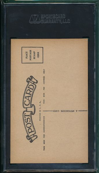 1948-52 Exhibit Football Mutoscope Postcard Back Charley Trippi SGC 50