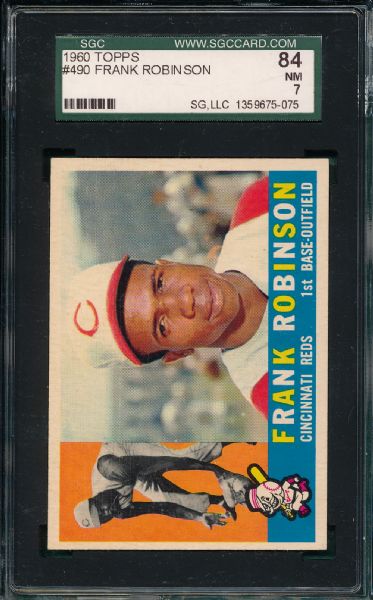 1960 Topps #490 Frank Robinson SGC 84
