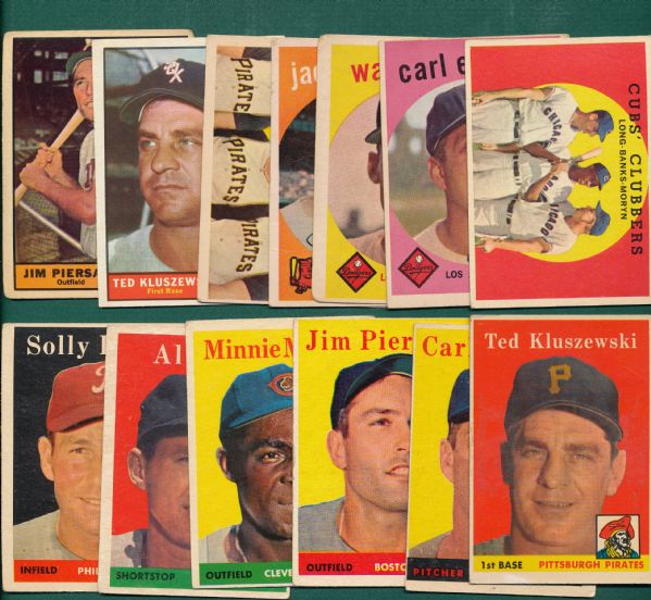 1958-62 Topps Lot of (23) W/ Musial
