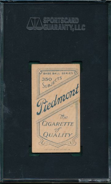 1909-1911 T206 Barbeau Piedmont Cigarettes SGC 50