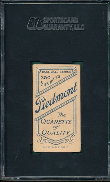 1909-1911 T206 Hoffman Piedmont Cigarettes SGC 40
