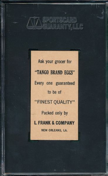 1916 Tango Eggs Eddie Collins SGC 82