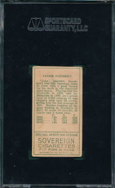 1911 T205 Daubert Sovereign Cigarettes SGC 50