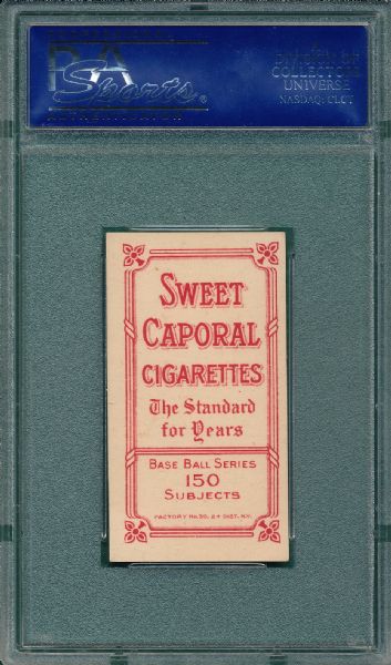 1909-1911 T206 Tenney Sweet Caporal Cigarettes PSA 4