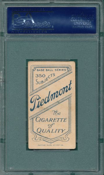 1909-1911 T206 Killian, Portrait, Sweet Caporal Cigarettes PSA 4