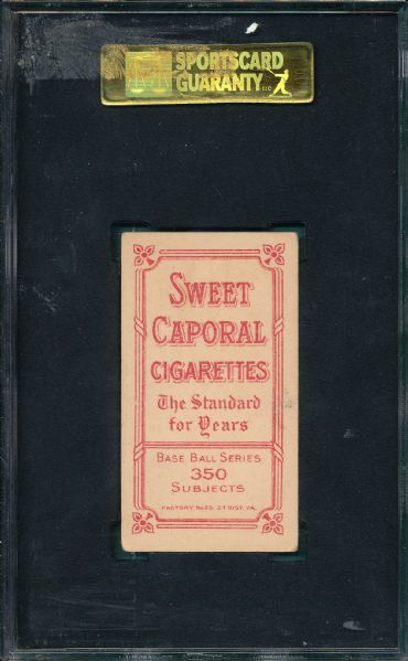 1909-1911 T206 Dunn Sweet Caporal Cigarettes SGC 50 *Factory 25*