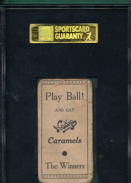 1910 E104-1 Harry Davis Nadja Caramels SGC 10