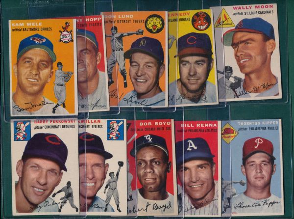 1954 Topps Lot of (25) W/ Woodling