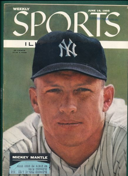 Sports Illustrated Mickey Mantle First Cover