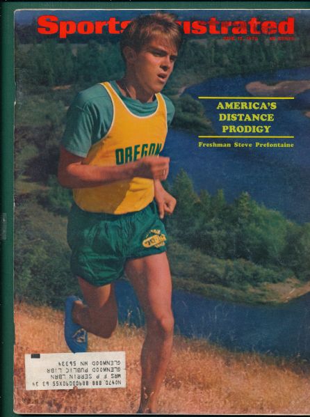 Sports Illustrated Steve Prefontaine Cover Oregon Ducks 
