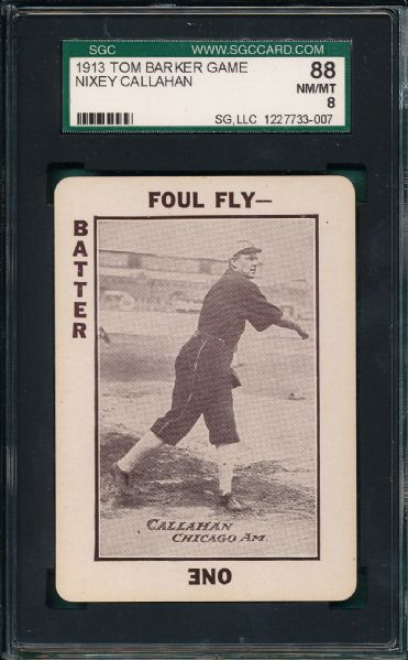 1913 Tom Barker Game Nixey Callahan SGC 88