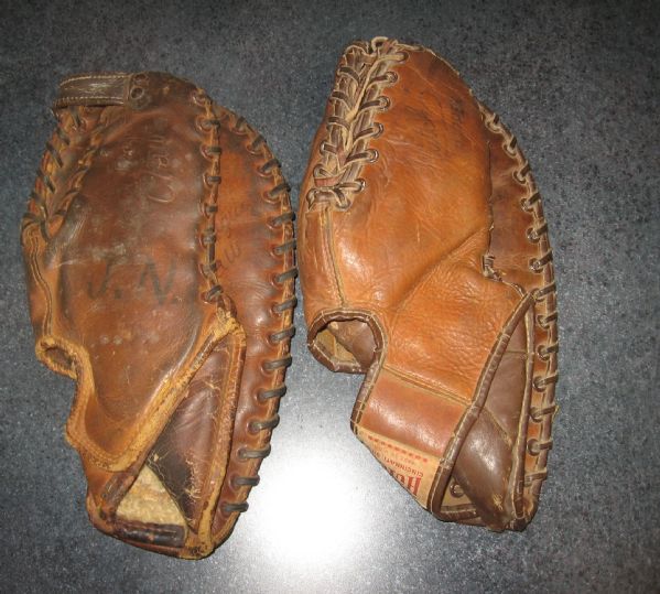 1950s 1st Base Gloves Hutch & Sporting Goods Lot of (2)