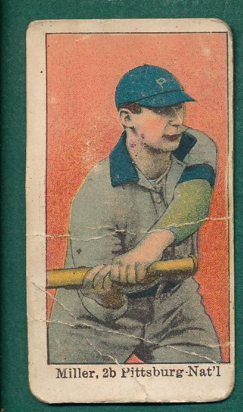 1908 E102 Dots Miller, Batting, Set of 25 