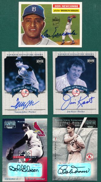 Baseball Certified Autographs Cards w/HOFers