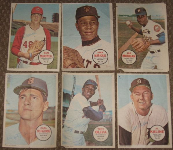 1953-67 Baseball Premiums Grab Bag with HOFers