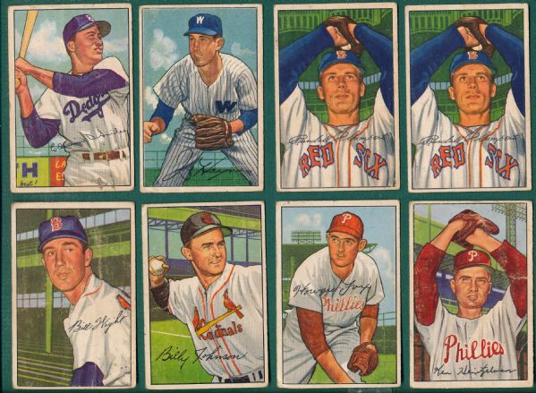 1951-52 Bowman Lot of (16) W/ Snider