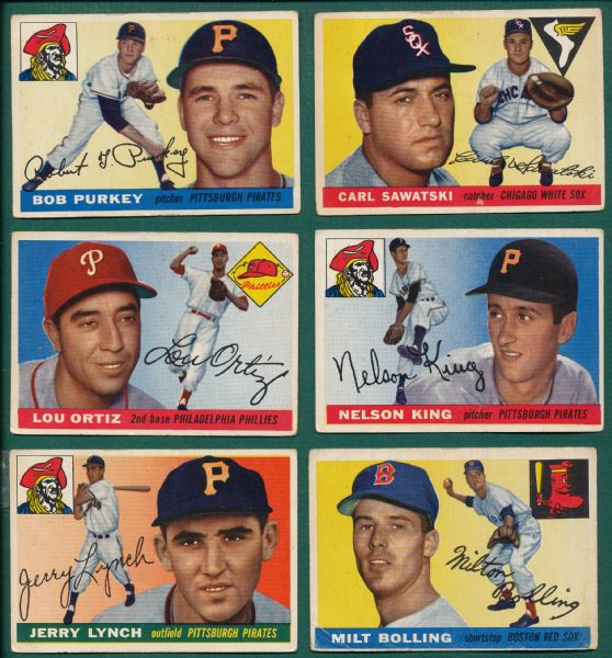 1955 Topps Lot of (25) W/ Zimmer