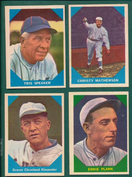1961 Fleer Baseball Greats Lot of (51) W/ Mathewson