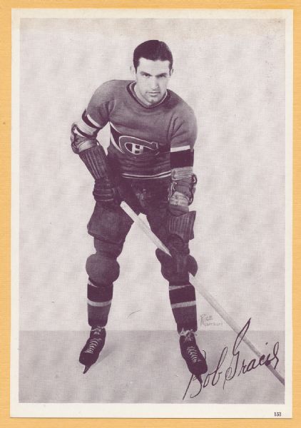 1935-40 Crown Brand Hockey Photos Lot of (7) Montreal Canadiens