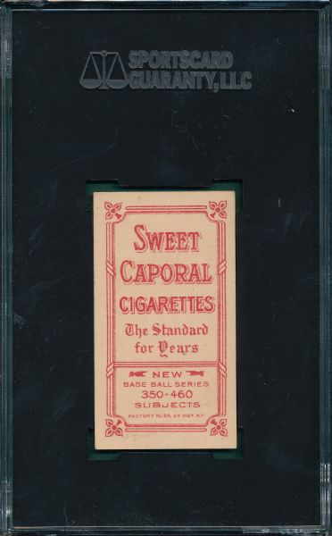 1909-1911 T206 Bell, Follow Through, Sweet Caporal Cigarettes SGC 60