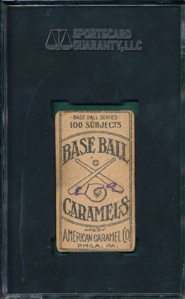 1910 E90-2 Babe Adams American Caramel SGC Authentic