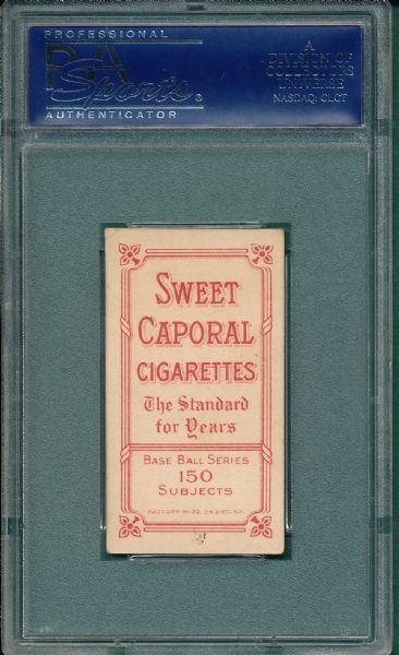 1909-1911 T206 Jordan Sweet Caporal Cigarettes PSA 4