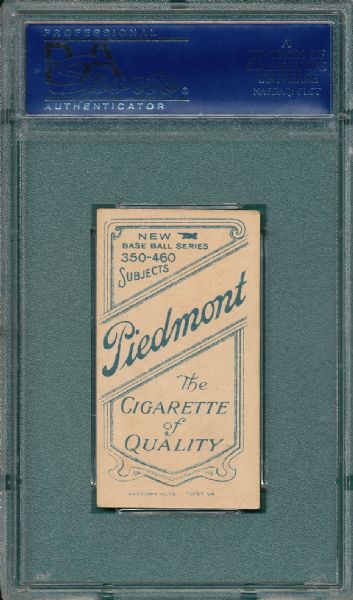 1909-1911 T206 McIntyre, Brooklyn & Chicago Piedmont Cigarettes PSA 5
