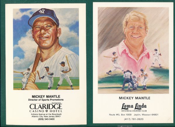 Mickey Mantle Celebrity Golf Classic Memorabilia Lot