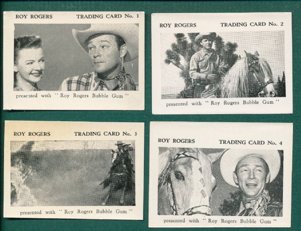 1955 Times Confectionery Roy Rogers Complete Set (24)