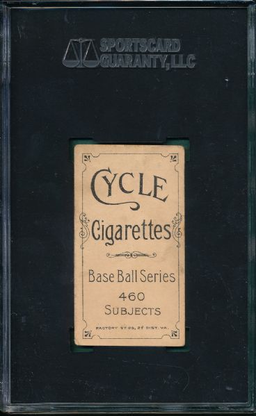 1909-1911 T206 Doolan Cycle 460 Cigarettes SGC 30 *Low Pop*