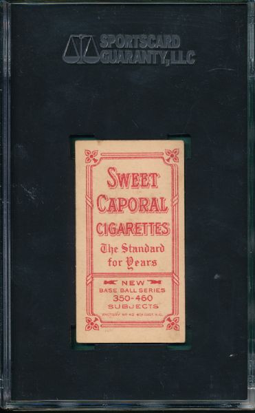 1909-1911 T206 Kleinow, Boston, Sweet Caporal Cigarettes SGC 60