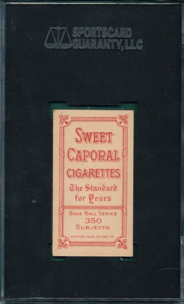 1909-1911 T206 Durham Sweet Caporal Cigarettes SGC 50 *Factory 25*