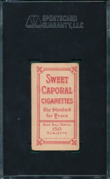 1909-1911 T206 Tenney Sweet Caporal Cigarettes SGC 45 *Factory 25*