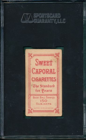1909-1911 T206 Hemphill Sweet Caporal Cigarettes SGC 55