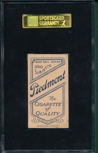 1909-1911 T206 Clancy Piedmont Cigarettes SGC 84 