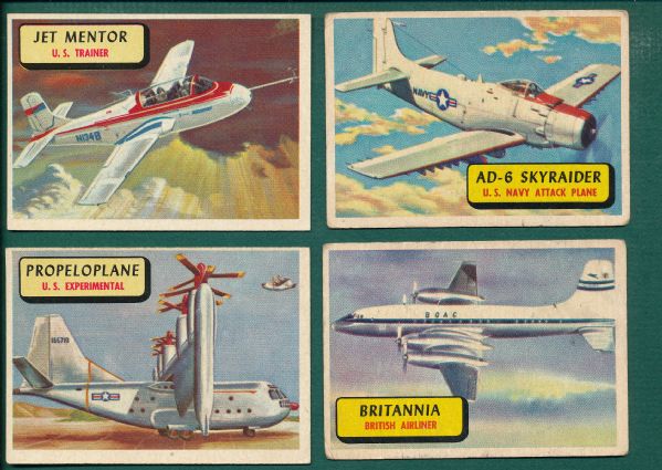 1957 Topps Planes Lot of (37)