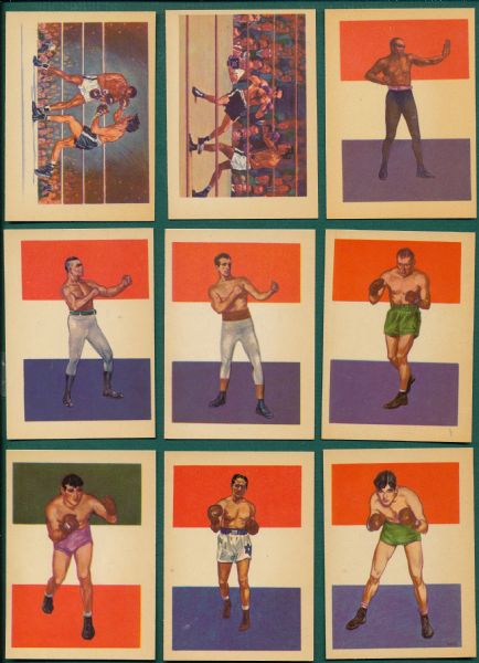 1956 Adventure Partial Set (68/100), High Grade, PSA W/ Boxers