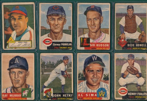 1952-54 Topps Lot of (21) W/ '53 High #s