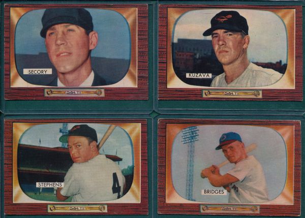 1955 Bowman Lot of (10) W/ Secory, Umpire