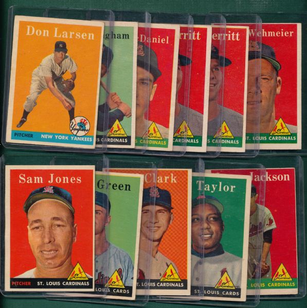 1957-59 Topps Lot of (107) W/ Doby