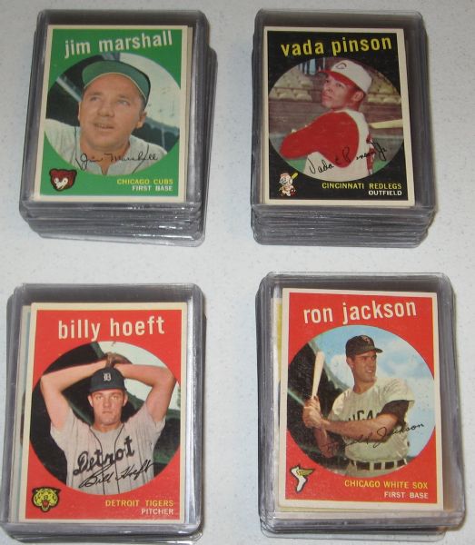 1957-59 Topps Lot of (107) W/ Doby