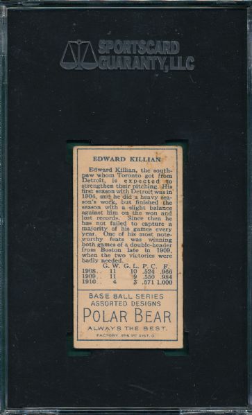 1911 T205 Killian Polar Bear Tobacco SGC 45