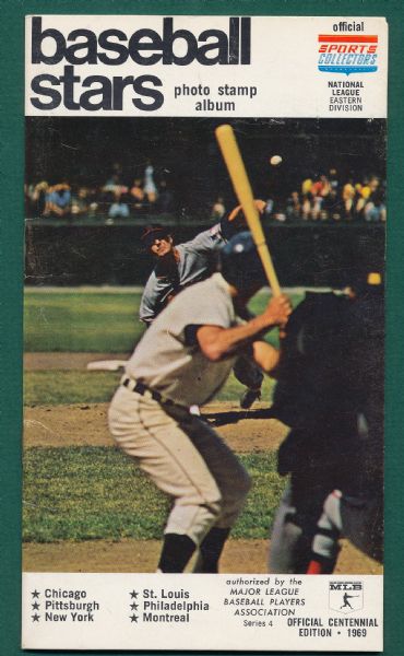1969 Photo Stamp Album MLB, Series 4