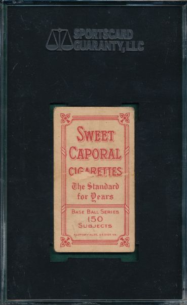 1909-1911 T206 Dahlen, Boston, Sweet Caporal Cigarettes SGC Authentic *Factory 25*