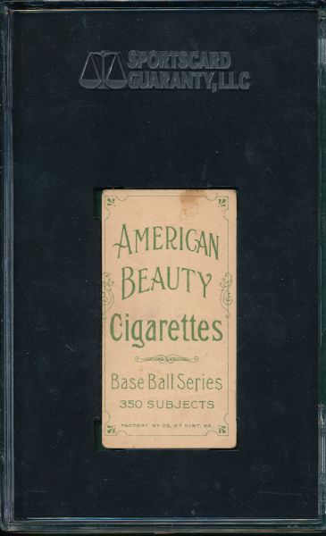 1909-1911 T206 Pickering American Beauty Cigarettes SGC 30 *Low Pop*