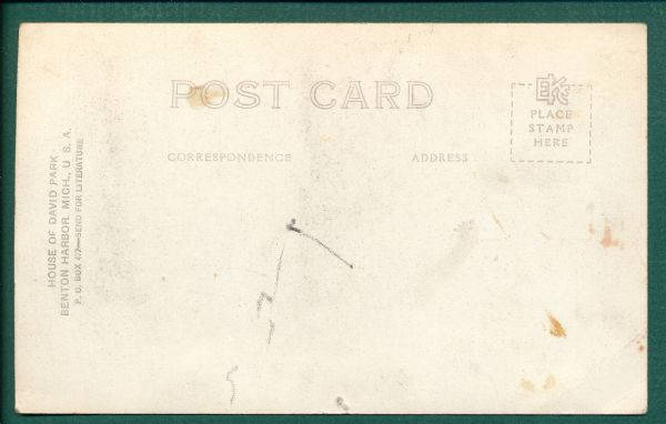 1931 House of David Post Card