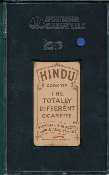 1909-1911 T206 Ewing Hindu Cigarettes SGC 20 *Low Pop*
