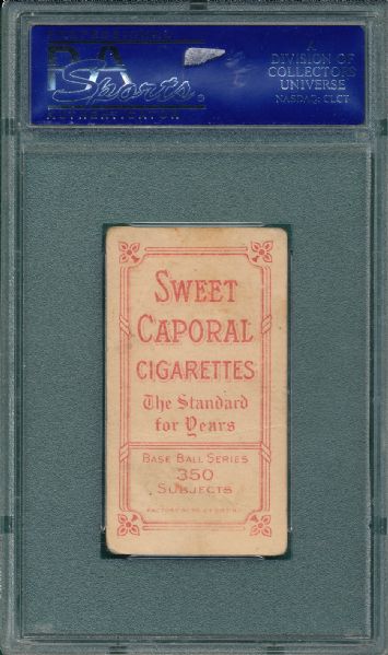 1909-1911 T206 Poland Sweet Caporal Cigarettes PSA 1